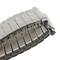 Classic Style Expansion 6 3/8 to 9 Inch Length Watchband Silver Tone Stainless Steel With Expandable Ends 16 to 22mm