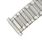 Hadley Roma Expansion Metal Watchband Stainless Steel 6 3/8 to 10 Inch Length With Expandable Ends To Fit 18 to 22mm