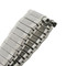 Hadley Roma Expansion Metal Watchband Stainless Steel 6 3/8 to 10 Inch Length With Expandable Ends To Fit 18 to 22mm