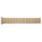 Men's yellow gold tone stainless steel expansion watch band