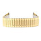 Oyster Style Look Expansion Tapered Metal Watch Band Gold Tone 16-22 MM Expandable Ends