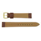 Leather Watch Band 16mm Brown Polished Calf 7 1/2 Inch Length