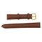 Leather Watch Band 16mm Brown Polished Calf 7 1/2 Inch Length