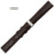 Crocodile Grain Watch Band Brown Leather 16MM