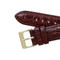 Hadley Roma Leather Watch Band 19mm Brown Crocodile Grain 7 1/2 Inch Length