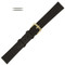 Leather Watch Band Black Smooth Calf 16MM