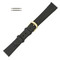 Hadley Roma Black Leather Watch Strap 17mm Smooth Calf 7 3/8 Inch Length