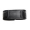 Leather Watch Band 18 MM Black Leather Retro Cuff Style Band