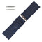 Leather Watch Band 28 MM Blue Leather Alligator Grain Extra Wide Band