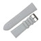 Leather Watch Band 28mm White Leather Alligator Grain Extra Wide Band 7 3/4 Inch Length