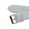 Leather Watch Band 28mm White Leather Alligator Grain Extra Wide Band 7 3/4 Inch Length