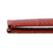 Leather Watch Band 28 MM Red Leather Alligator Grain Extra Wide Band