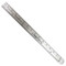 Stainless steel flexible ruler with deeply etched millimeters and inches