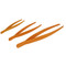 Set of 3 plastic jewelry tweezers