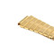 9mm gold tone stainless steel expansion style ladies watch band