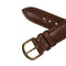 18mm mens brown leather alligator grain watch band