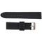 Silicone Watch Band 22MM Black Sport Watch Band Rubber Jelly 8 Inch Length