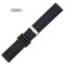 Silicone Watch Band 22MM Black Sport Watch Band Rubber Jelly 8 Inch Length