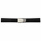 Silicone Watch Band 22MM Black Sport Watch Band Rubber Jelly With Tri Fold Clasp