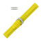 Silicone Watch Band 18mm Yellow Sport Watch Band Rubber Jelly 7 1/4 Inch Length