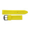 Silicone Watch Band 18mm Yellow Sport Watch Band Rubber Jelly 7 1/4 Inch Length