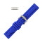 Silicone Watch Band 18MM Blue Sport Watch Band Rubber Jelly