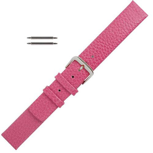 12mm Pink Leather Watch Band display picture 1