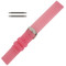 18mm pink silicone rubber jelly watch band