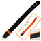 20MM reversible orange and black nylon sport watch band