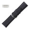 Leather Watch Band 28MM Black Leather Classic Grain Extra Wide Band