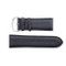 Leather Watch Band 28mm Black Leather Classic Grain Extra Wide Band 7 1/2 Inch Length