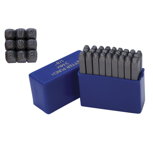 36-Piece Letter/Number Punch Set 5/16 in.