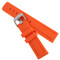 Silicone Watch Band 22mm Orange Sport Watch Band Rubber Jelly