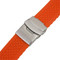 Silicone Watch Band Orange 20mm Sport Watch Band Rubber Jelly 7 7/16 Inch Length