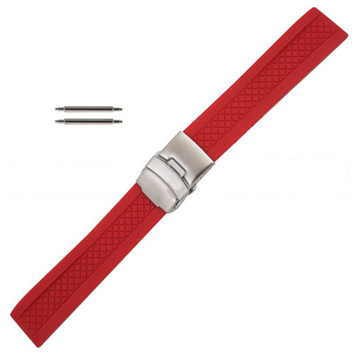 20MM Silicone Watch Band Rubber Jelly Strap