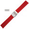 Red Silicone Watch Band 22mm