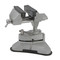 Universal Portable Swivel Vise 3 Inch with Vacu-Base and Rubber Jaws