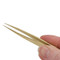 Brass Tweezers Set of 5 pcs Straight Tip 5" Long Very Soft Non-Magnetic