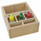 Wooden Storage Box 5 Compartments for Gold Testing Acid and Stone Test Kit