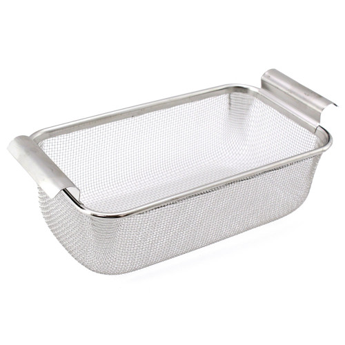 Stainless Steel Ultrasonic Cleaner Mesh Basket fits Gemoro 3 qt .75