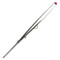 Locking Diamond Tweezers Fine Tip 6 1/4 Inch Stainless Steel