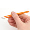 Orange Rubis Grip Precision Tweezers Swiss made Non-Slip Satin Finish