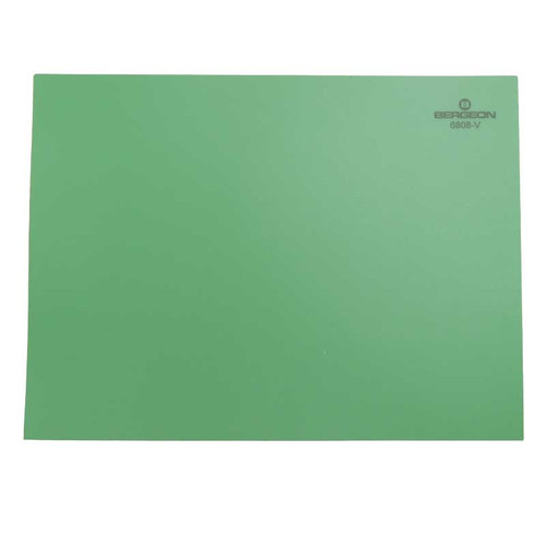 Bergeon GREEN 6808 Work Pad Bench Mat with Adhesive Backing 9.5