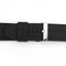 Black Silicone Watch Band 26mm Rubber Strap 8 Inch Length