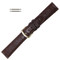 Hadley Roma Genuine Java Lizard Watch Band Brown 17mm