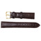 Hadley Roma Genuine Java Lizard Watch Band Brown 17mm