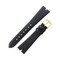 Hadley Roma Made To Fit Gucci® Cut 17mm Genuine Java Lizard Black Watch Band 7 7/16 Inch Length