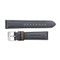 Hadley Roma Anti-Ballistic Material Watch Strap 20mm Black With Orange Stitching 7 3/4 Inch Length