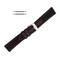 Hadley Roma Anti-Ballistic Material Watch Strap 20mm Black With Red Stitching 7 3/4 Inch Length