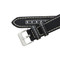 Hadley Roma Anti-Ballistic Material Watch Strap 20mm Black With White Stitching 7 3/4 Inch Length